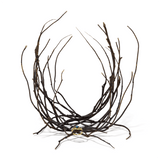 Bowerbird Nest Sculpture & Blue Sapphire Engagement Ring Set - CLIO SASKIA