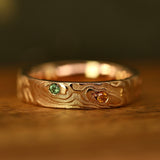 Contour Lines Wedding Ring - CLIO SASKIA