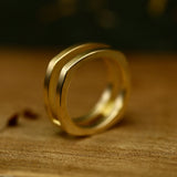 Interlocking Wedding Ring Set with Jacket - Clio Saskia