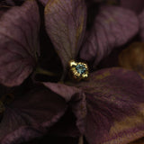 SAPPHIRE TIDBIT GOLD STUD - Single - CLIO SASKIA