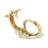 Bermuda Lizard Double Ring - CLIO SASKIA