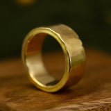 Bini Wedding Ring, 8mm with Sapphires - CLIO SASKIA