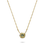 BLUE Sapphire URCHIN PENDANT - CLIO SASKIA, handmade in London using recycled gold and natural blue Australian sapphires