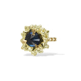 BLUE URCHIN STUD - Single product shot - CLIO SASKIA