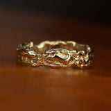CHUNKY MOLTEN LAVA RING - CLIO SASKIA