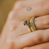 CHUNKY SPECKLED RING - CLIO SASKIA