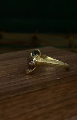 Toi et Moi Sapphire and Diamond Orchid Ring