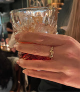 FUCUS SAPPHIRE SEAWEED RING - CLIO SASKIA