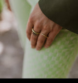 OMBRÉ DOUBLE SLINK RING - CLIO SASKIA