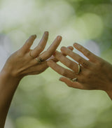OMBRÉ DOUBLE SLINK RING - CLIO SASKIA
