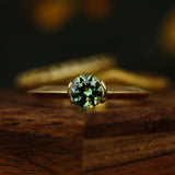 PARTI-SAPPHIRE VEE RING OOAK - CLIO SASKIA