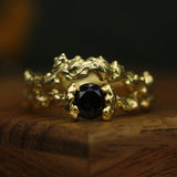 SEAWEED FITTED WEDDING RING - CLIO SASKIA