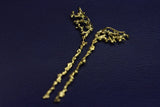 SEAWEED SWAY EARRINGS - CLIO SASKIA drop earrings 18ct