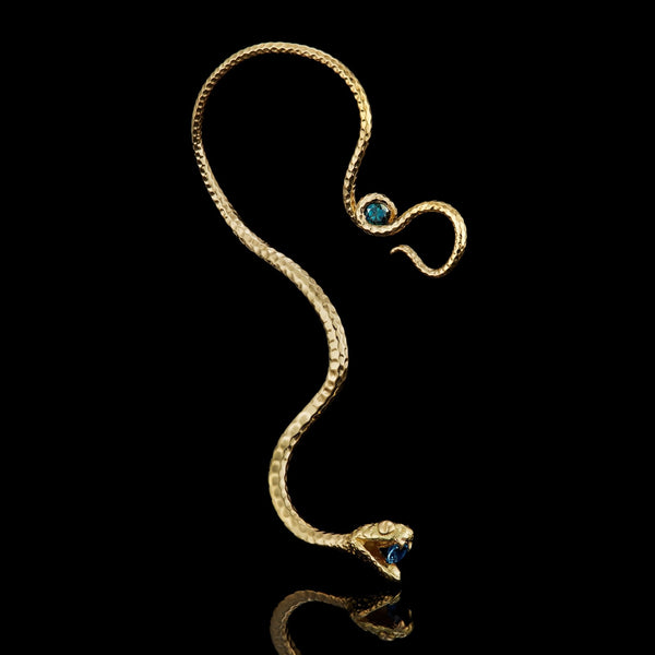 Snake Ear Climber - OOAK Earring - CLIO SASKIA