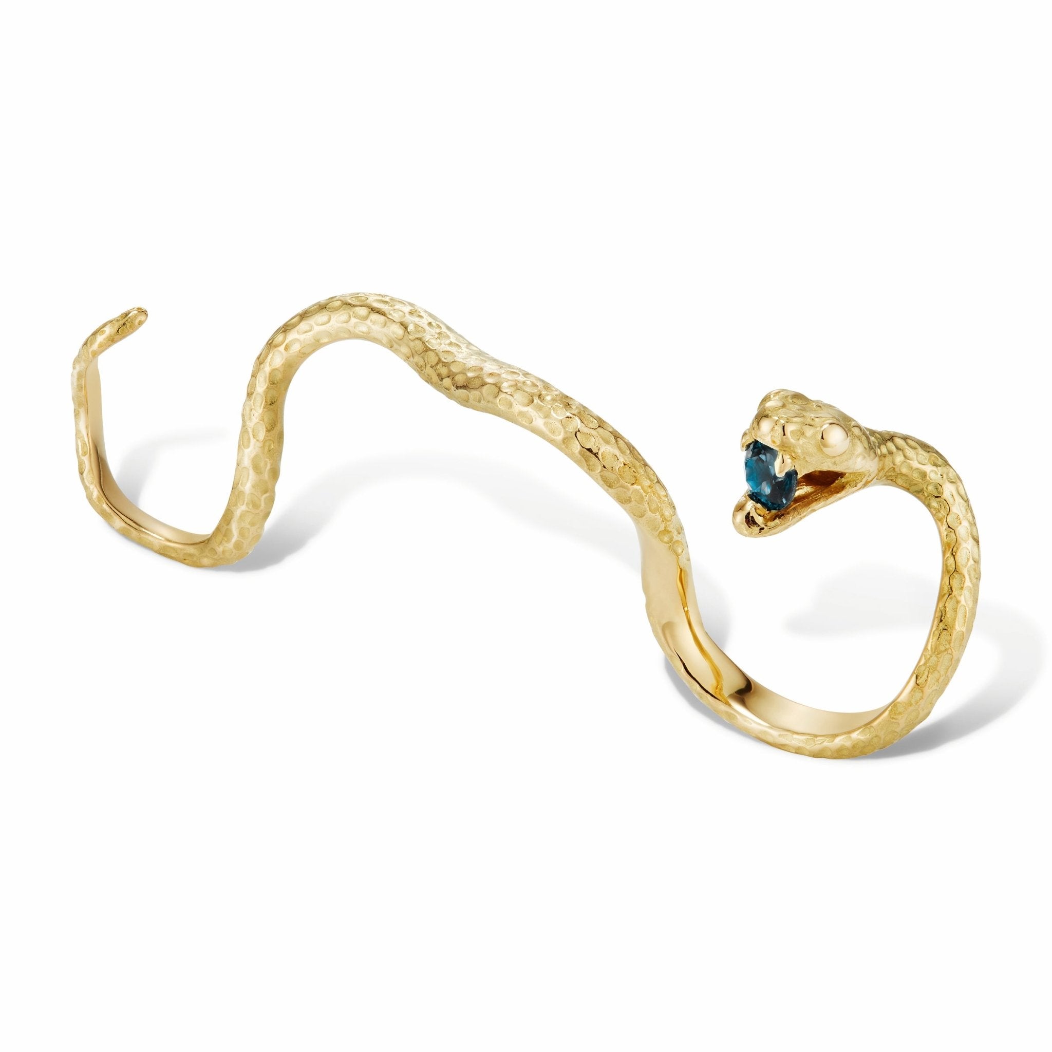 Cleo Snake Ring, Gold